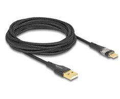 DELOCK USB 2.0 Kabelis Typ-A St. zu USB Type-C St. 60 W 3 m