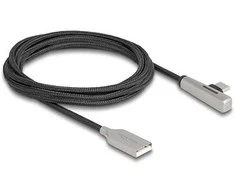 DELOCK USB 2.0 Kabelis Typ-A St. zu USB Type-C St. 60 W 2 m