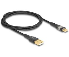 DELOCK USB 2.0 Kabelis Typ-A St. zu USB Type-C St. 60 W 1 m