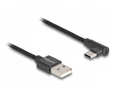 Kabelis USB Delock USB-A - USB-C 0.5 m Juodas (80029)