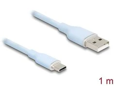 DELOCK USB 2.0 Kabelis USB Typ-A St > USB Typ-C St 1m blau