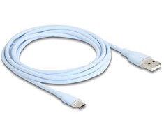 DELOCK USB 2.0 Kabelis USB Typ-A St > USB Typ-C St 2.5m blau