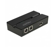 „Delock“ USB 2.0 komutatorius, skirtas 2 kompiuteriams viename įrenginyje - 11491
