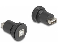DELOCK USB 2.0 Typ-B zu USB 2.0 Typ-A Einbaubuchse juodas