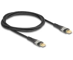 DELOCK USB 2.0 Typ-C St. zu St. transparent PD 3.0 100 W 1 m