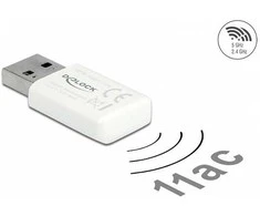 Delock USB 3.0 Dualband WLAN ac/a/b/g/n Micro Stick 867 + 300 Mbps