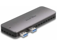 Delock USB 3.2 Gen 2 Gehäuse für PlayStation®5 mit M.2 NVMe Slot - werkzeugfrei