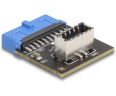 DELOCK USB 5 Gbps Adapteris Pfostenbuchse zu intern USB Typ-E Key A Buchse gewinkelt