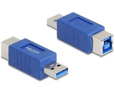 Delock USB 5 Gbps Adapteris USB Typ-A Stecker zu USB Typ-B Buchse (gekreuzt)
