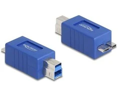 Delock USB 5 Gbps Adapteris USB Typ-B Stecker zu USB Micro-B Stecker (gekreuzt)
