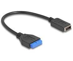 Delock USB 5 Gbps Kabelis Pfostenbuchse zu intern USB Typ-E Key A Buchse 25 cm
