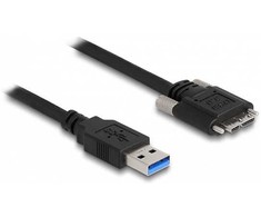 Delock USB 5 Gbps Kabelis Typ-A Stecker zu Typ Micro-B Stecker mit Schrauben 3 m