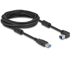 Delock USB 5 Gbps Kabelis Typ-A Stecker zu Typ-B Stecker 90° oben gewinkelt 5 m