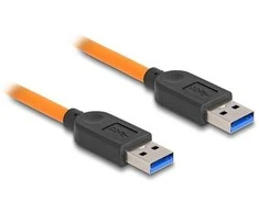 Delock USB 5 Gbps Kabelis USB Typ-A Stecker zu USB Typ-A Stecker für Tethered Shooting 1 m oranžinis