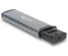 Skaitytuvas Delock DELOCK USB 5 Gbps Kartenleser mit SD und Micro SD Slot und Aufbewahrungsf�chern f�r Speicherkarten