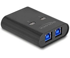 Delock USB 5 Gbps Switch für 2 PC an 1 Gerät