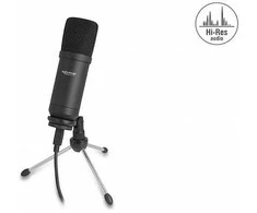 „Delock“ USB kondensacinis mikrofonas su stovu (66832)