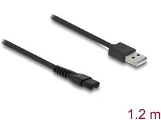 Delock USB Ladekabel 5 V für Elektrorasierer kompatibel mit MANSCAPED 2.0 / 3.0 Serie - Rasierer Ladegerät Ersatzkabel 1,2 m