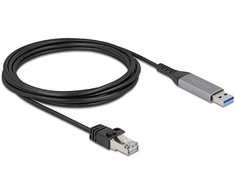 Delock Adapteris USB 3.0 Gigabit Ethernet Antracytowy, Juodas (60757)