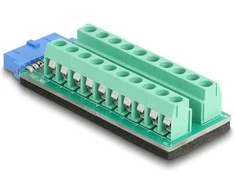 Delock USB Pfostenbuchse zu Terminalblock Adapteris 20 Pin