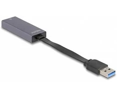 Delock USB Typ-A Netzwerk Adapteris 2,5 Gigabit LAN 1 x RJ45 slim