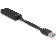 Delock USB Typ-A Netzwerk Adapteris Gigabit LAN 1 x RJ45 slim ASIX