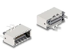 Delock USB Typ-E Key A 20 Pin Buchse vertikal zur SMT Lötmontage