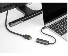 Delock USB Type-C™ Adapteris zu HDMI (DP Alt Mode) 8K mit HDR Funktion Aliuminio