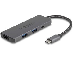 Stotis / replikatorius Delock 8K-HDMI / USB / PD 3.0 100 W USB Type-C (87804)