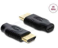 Delock USB Type-C™ zu HDMI Adapteris (DP Alt Mode) 4K 60 Hz mit HDR und HDCP