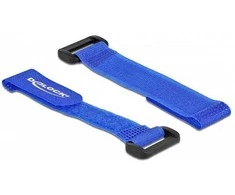 Delock Velcro kabelių raiščiai su kilpa L 150 x P 20 mm mėlyna 5 vnt