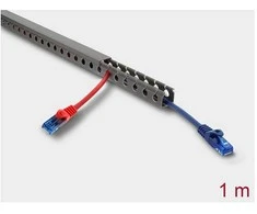 Delock Verdrahtungskanal 20 x 20 mm - Länge 1 m grau