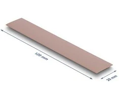 Delock Wärmeleitpad 120 x 20 x 0,5 mm für M.2 Module 3,0 W/mK - Silikonfrei