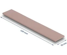 Delock Wärmeleitpad 120 x 20 x 2 mm für M.2 Module 3,0 W/mK - Silikonfrei