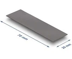 Delock Wärmeleitpad 70 x 20 x 0,75 mm für M.2 Module 3,2 W/mK - Low Oil Bleeding