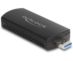 Delock Wi-Fi 6E Dualband WLAN USB Adapteris AX5400 (2 x 2402 + 574 Mbps)