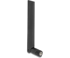 DELOCK WiFi 6E Antenne SMA Stecker 3 dBi omnidirektional mit Kippgelenk juodas
