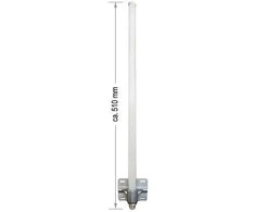 Delock 88454 - 8 dBi - 2.4 - 2.5 GHz - IEEE 802.11b,IEEE 802.11g,IEEE 802.11n - 50 ? - Omni-directional antena - N-type