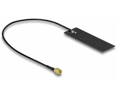 DELOCK WLAN WiFi 6 802.11 ac/ax/a/h/b/g/n Antenne RP-SMA Stecker 2 - 4 dBi 15cm PCB intern Klebemontage