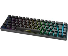 Klaviatūra Deltaco Deltaco mech. mini Klaviatūra žaidimams RGB LED wireless schwar