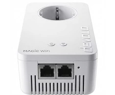 Šakotuvas „devolo Magic 2 WiFi 6 Next Powerline“ pradinis rinkinys: 1 x „devolo Magic 2 WiFi 6 Next“ adapteris, 1 x „devolo Magic 2 LAN“ adapteris
