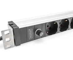 DIGITUS 8-Fach Steckdosenleiste 1HE PDU, IEC C14 St. IT
