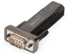 DIGITUS Adapteris USB2.0/A -> seriell D-Sub9 St/St + 0.8m Kab retail