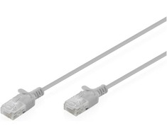 Digitus Patchcord Slim Cat.6 U/UTP LSZH 2m pilka (DK-1618-020S)
