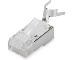 Digitus CAT 6A Modularstecker für Rundkabel, geschirmt, 100 Stk.