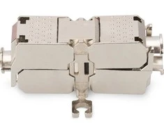 Assmann Electronic „Assmann“ elektroninė DIGITUS lauko užbaigimo mova CAT 6A 500 MHz, skirta AWG 22-26 visiškai ekranuotai trapecinio dizaino 26x35x80 mm