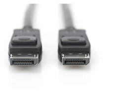 Assmann Electronic ASSMANN DisplayPort prijungimo kabelis DP M/M 5m su užraktu UHD 8K Vers. 1,3/1,4 mlrd