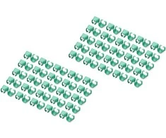 Digitus DIGITUS spalvoti spaustukai RJ45 jungiamajam kabeliui, 100 vnt., žali