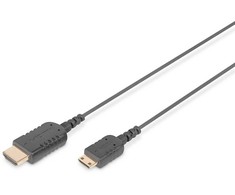 Digitus HDMI Mini - HDMI kabelis 2 m, juodas (DB-330121-020-S)