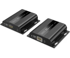 Assmann Electronic DIGITUS HDMI IP ilgintuvo rinkinys 4K/60Hz 120/200 m „One-to-Many“ CAT Juodas